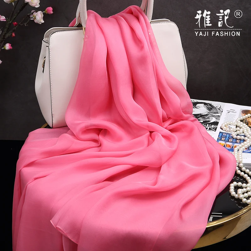 Fimtariah Silk Scarves Women Echarpe Brand Foulard Femme 100% Pure Silk Wrap - Image 5