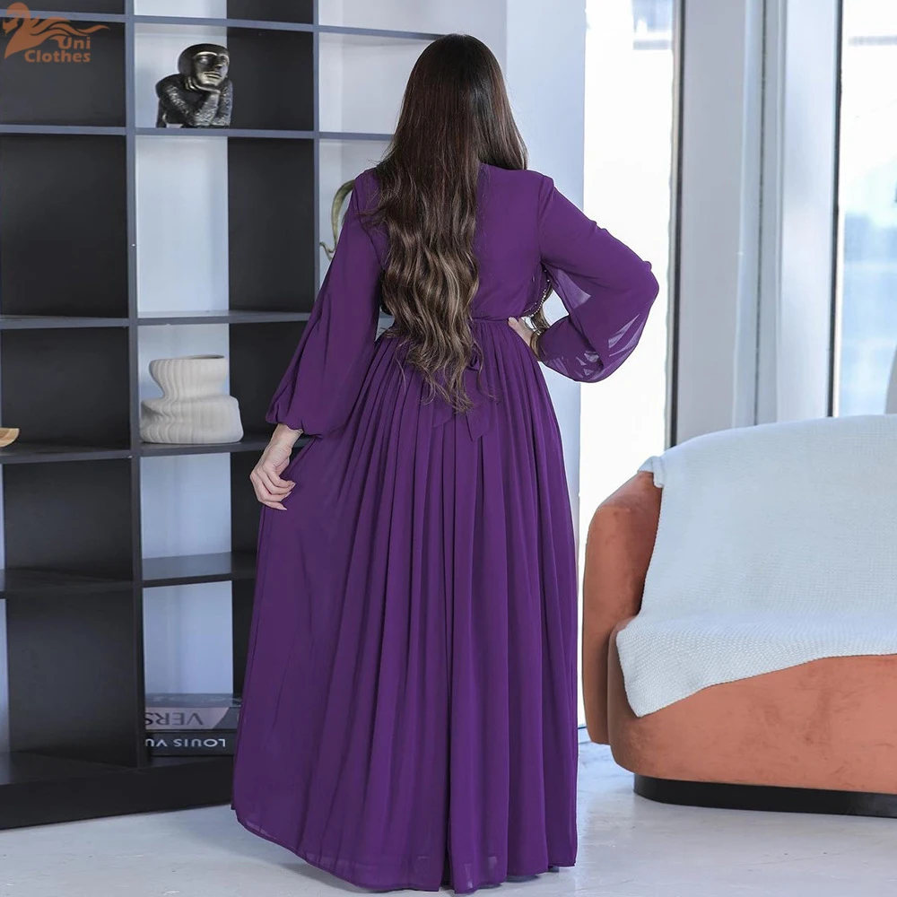 Eid Party Moroccan Caftan Vintage Women Muslim Diamonds Abaya Long Maxi Dress Turkey Arabic Kaftan Dubai Jalabiya Gowns Vestidos - Image 2