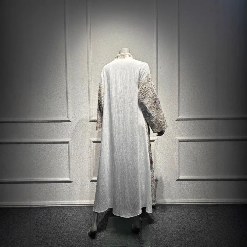 Muslim Dress Abaya Women Party Dresses Jalabiya Vestidos Tassels Eid Morocco Dubai Kaftan Islam Abayas Arab Long Robe Ramadan - Image 2