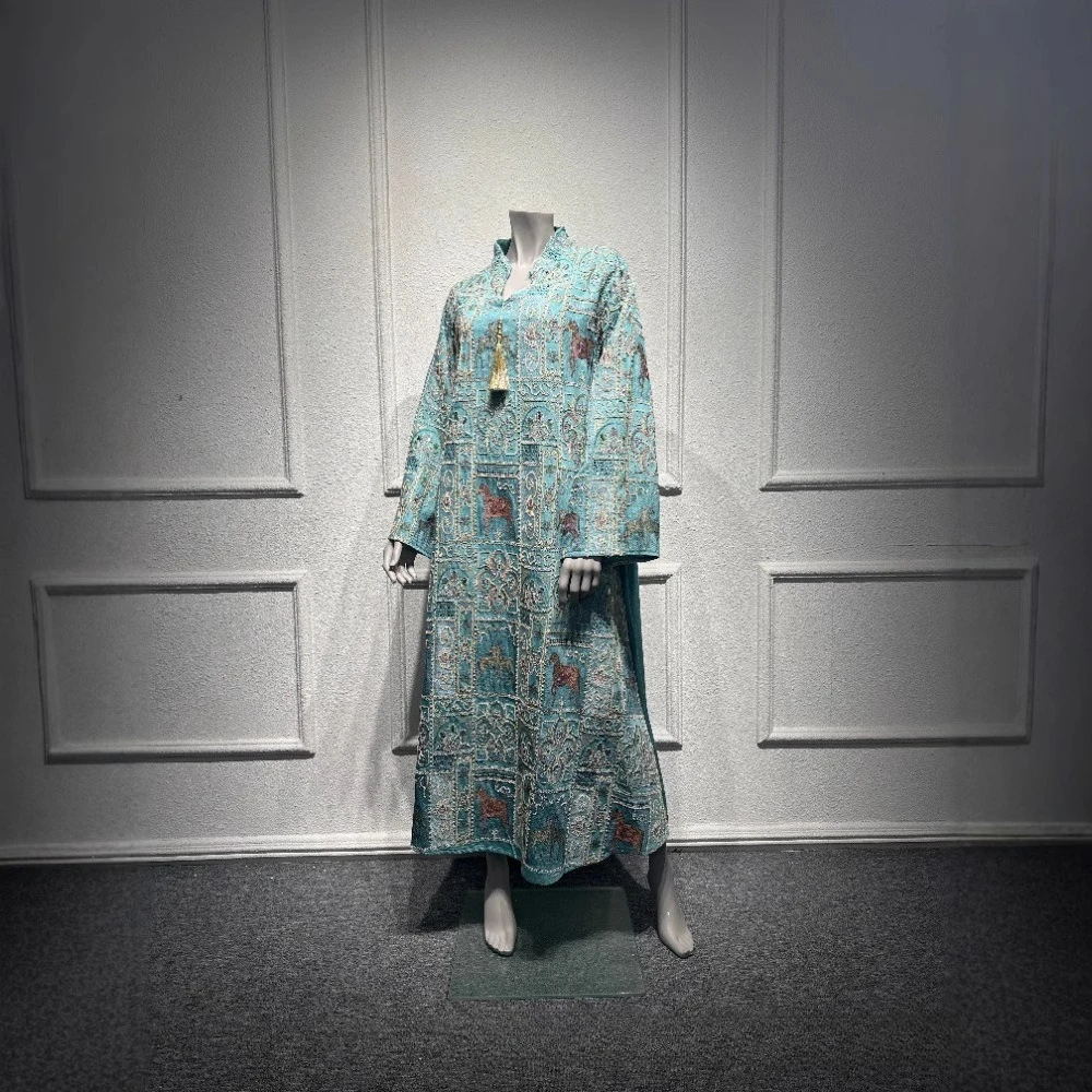 Muslim Dress Abaya Women Party Dresses Jalabiya Vestidos Tassels Eid Morocco Dubai Kaftan Islam Abayas Arab Long Robe Ramadan - Image 4