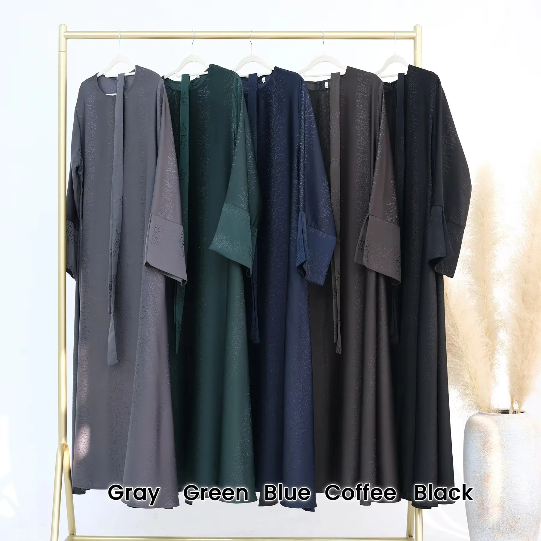 Luxury Dubai Abaya Muslim Women Dress Bow Cuff Black Abayas Female Satin Islam Clothing Ramadan Morocco Long Robe Party Dresses - Image 6