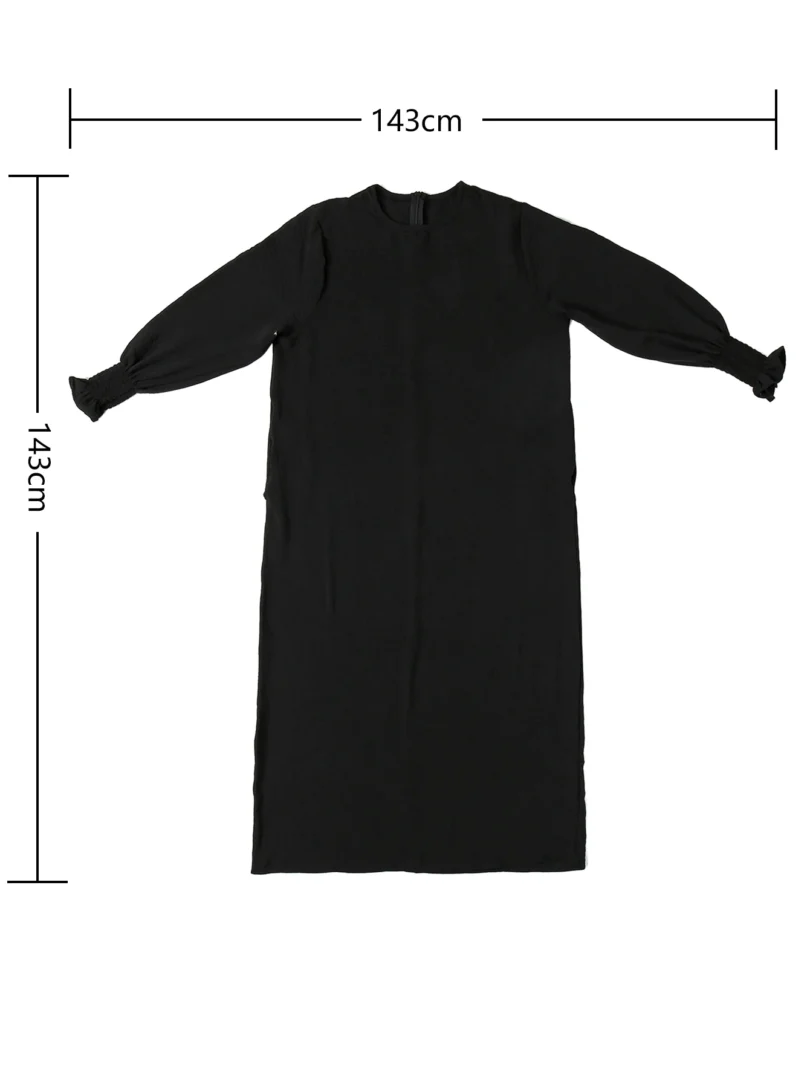 2PCS/set Muslim Robe Modest Abayas for Woman Ramadan Burqa Robe Overhead Hijab Muslim Arab Clothes Ramadan Prayer Dress - Image 6