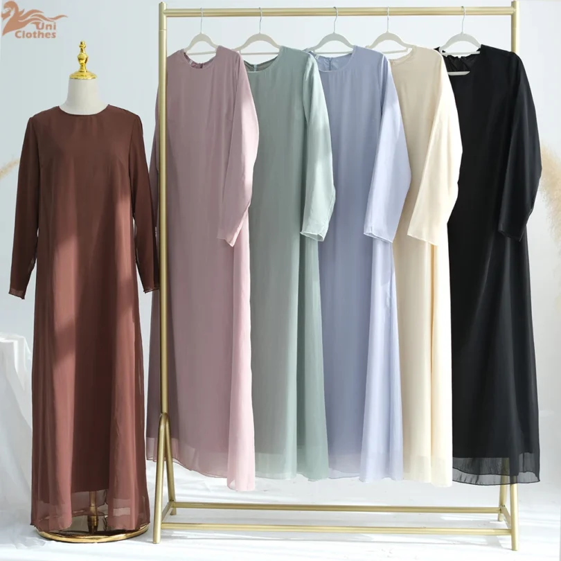 2025 Muslim Set for Women Ramadan Arabic Muslim Modest Dress Elegant Dubai Hijab Abaya Islamic Party Outfits Fashion Turkey Robe - Image 2