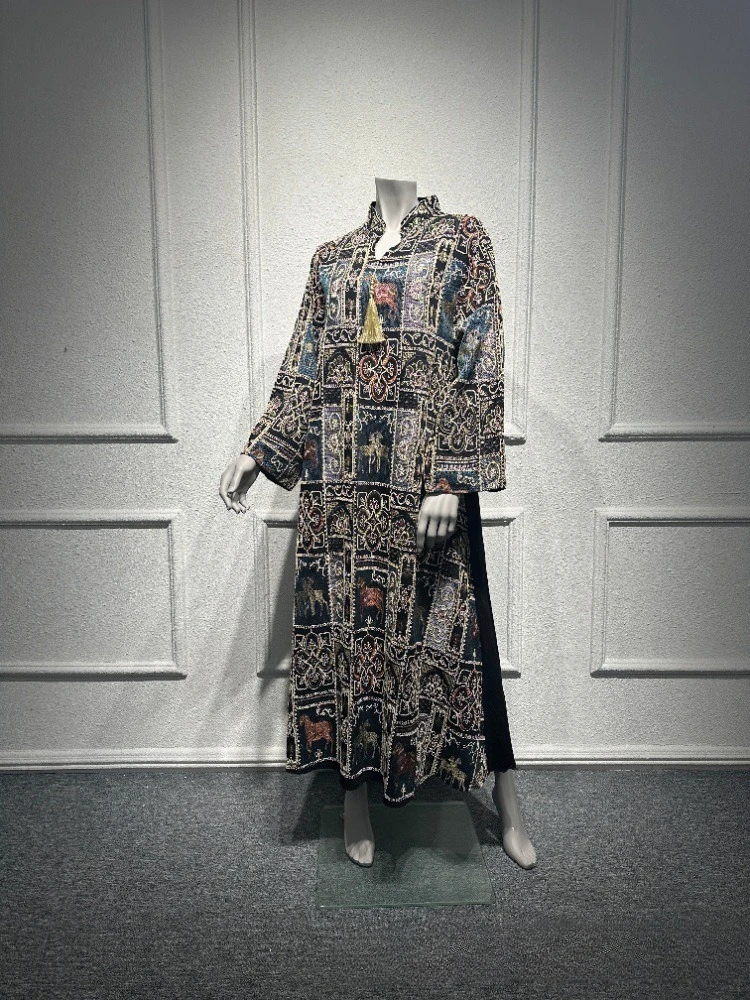 Muslim Dress Abaya Women Party Dresses Jalabiya Vestidos Tassels Eid Morocco Dubai Kaftan Islam Abayas Arab Long Robe Ramadan - Image 6