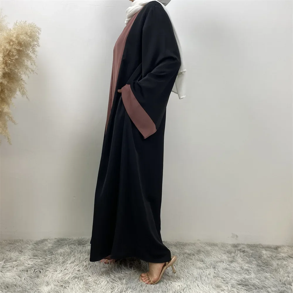 UNI New Design Muslim Abaya Dubai Luxury Woman Dress Veiled Islamic Moroccan Kaftan Black Ramadan Modest Casual Clothing Eid