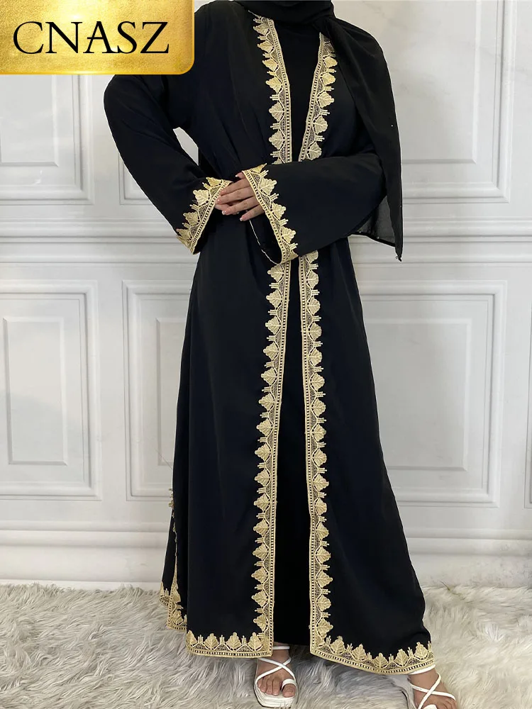 Turkey Kaften Hijab Muslim Prayer Clothes Pure Color Caften Evening Dress Islamic Product Burka Saudi Black Abayas Women African