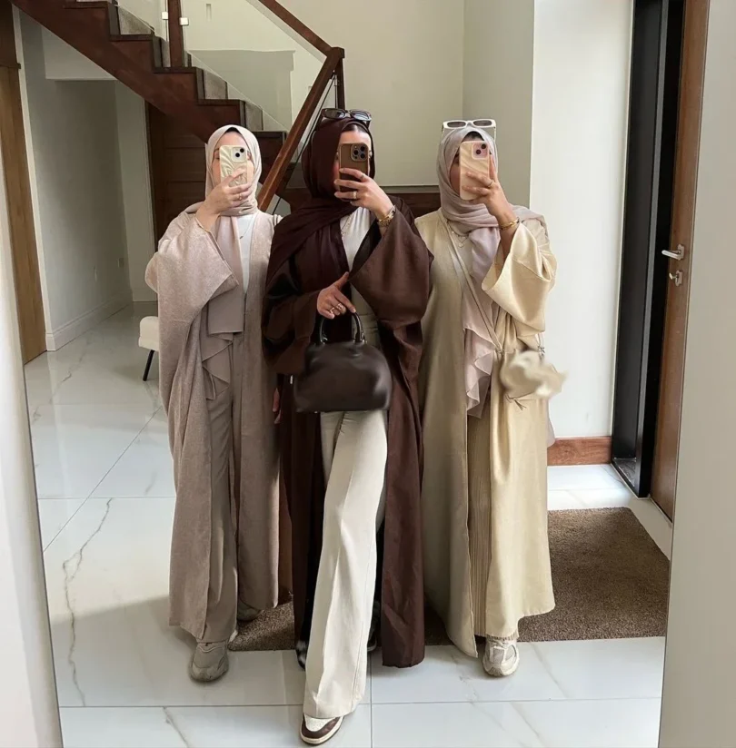 Muslim kaftan Abayas Prayer Women Dress Open Kimono Cardigan Long Coat Modest Islamic Clothing Dubai Saudi Robe Turkish Vestidos - Image 3